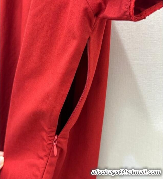 Reasonable Price Miu Miu Cotton Dress MM032320 Red 2026