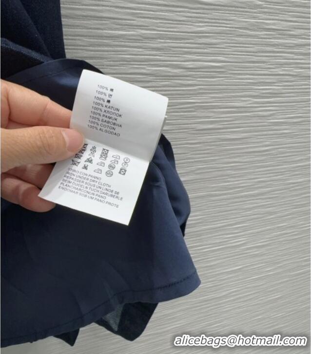 Top Quality Miu Miu Cotton Dress MM032516 Dark Blue 2026