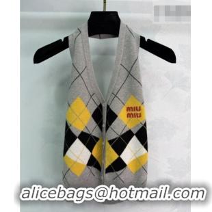 ​Pretty Style Discount Miu Miu Vest MM032502 Grey 2026