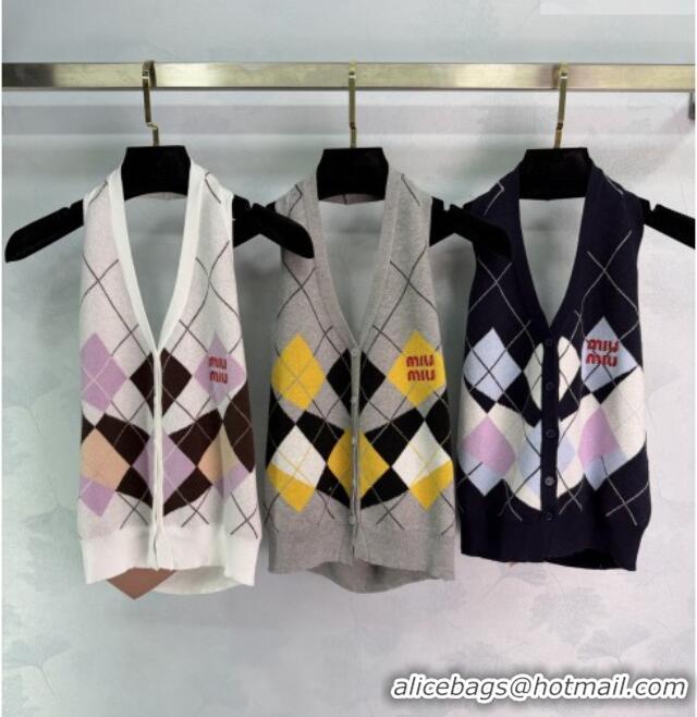 Market Sells Miu Miu Vest MM032502 White 2026