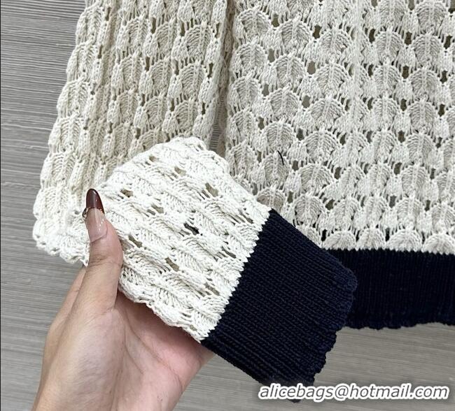 Famous Brand Miu Miu Knit Jacket M041101 Beige 2026