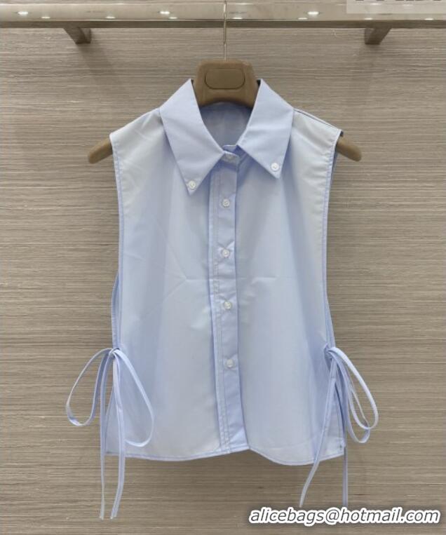 Classic Discount Miu Miu Two-piece Vest M041103 Grey/Light Blue 2026