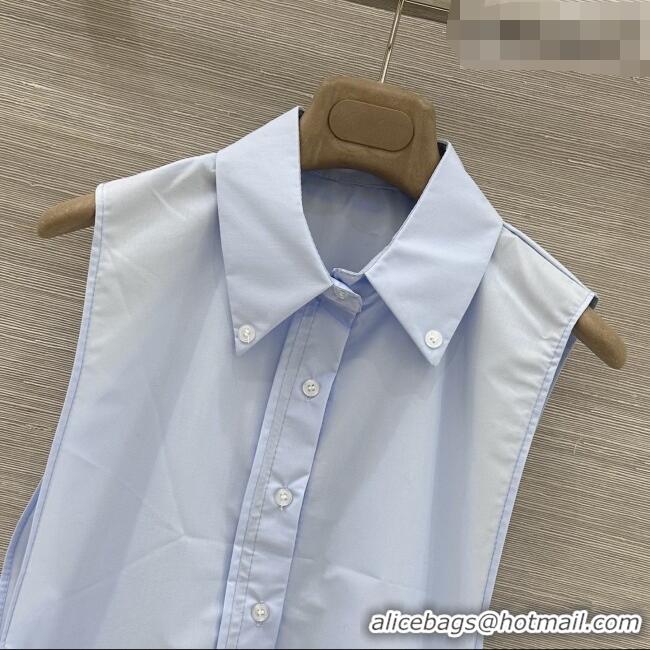 Classic Discount Miu Miu Two-piece Vest M041103 Grey/Light Blue 2026