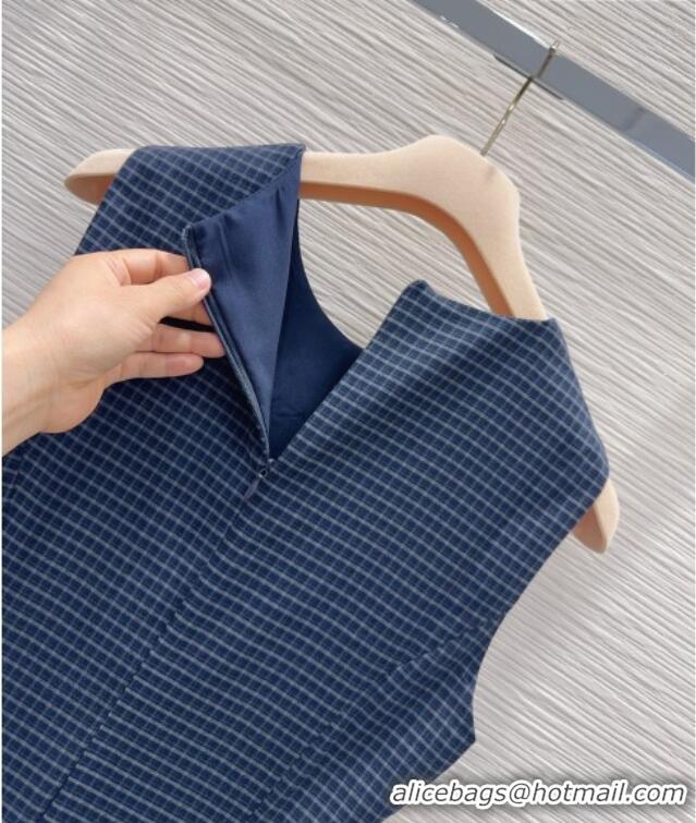 Original Cheap Miu Miu Dress M42122 Blue 2026