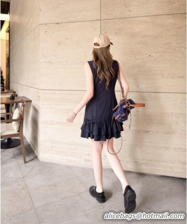 Original Cheap Miu Miu Dress M42122 Blue 2026