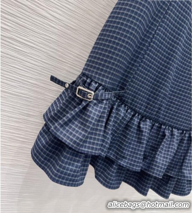 Original Cheap Miu Miu Dress M42122 Blue 2026