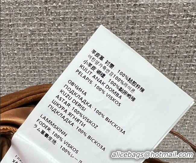 Market Sells Miu Miu Lambskin Suede Mini Skirt 0421 Brown 2026