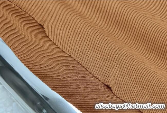 Grade Quality Miu Miu Silk Dress 0421 Brown 2026