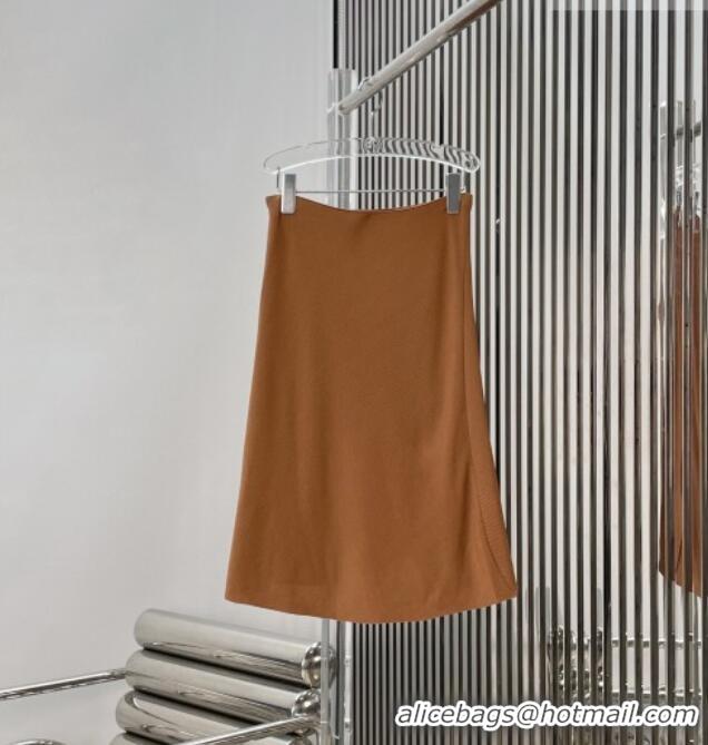 Grade Quality Miu Miu Silk Dress 0421 Brown 2026