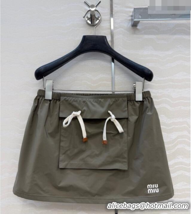 Reasonable Price Miu Miu Jacket and Skirt Set MM042023 Green 2026