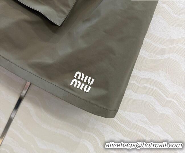 Reasonable Price Miu Miu Jacket and Skirt Set MM042023 Green 2026