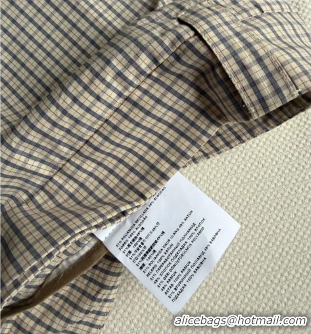 Super Quality Miu Miu Plaid Skirt MM042127 Beige 2026
