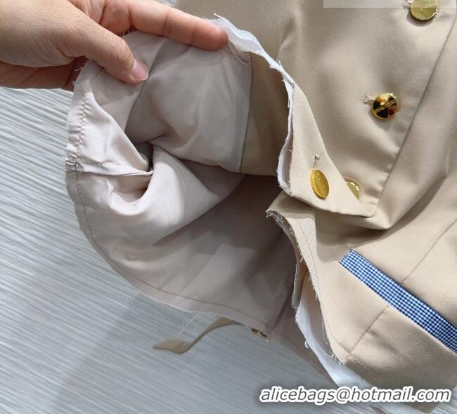 Classic Promotional Miu Miu Vest and Skirt Set 0421 Beige 2026
