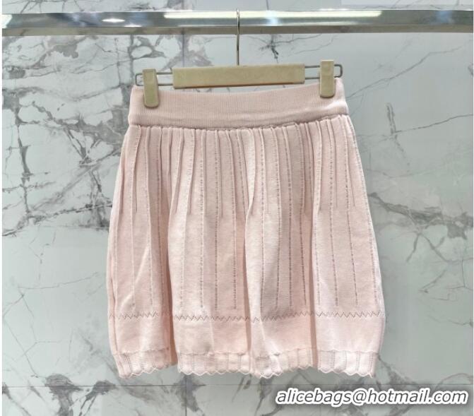 Buy New Cheap Miu Miu Wool Knit Vest and Skirt Set 0420 Pink 2026