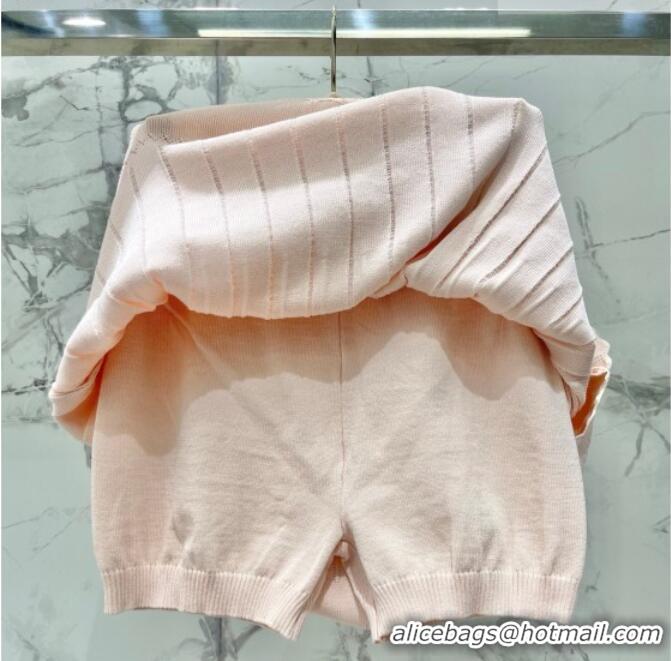 Buy New Cheap Miu Miu Wool Knit Vest and Skirt Set 0420 Pink 2026