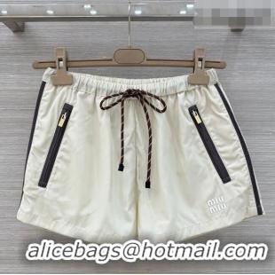 Famous Brand Miu Miu Shorts MM042135 White 2026