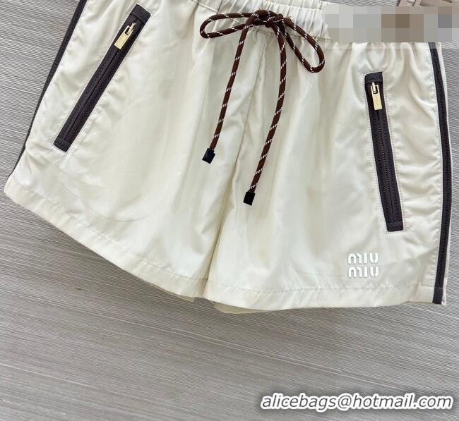 Famous Brand Miu Miu Shorts MM042135 White 2026