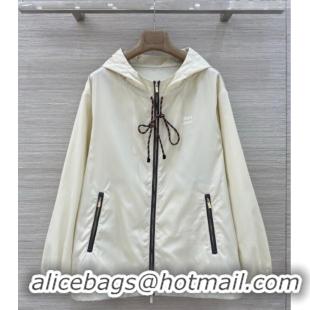 Most Popular Discount Miu Miu Jacket MM042135 White 2026