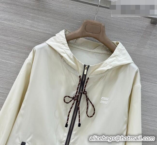 Most Popular Discount Miu Miu Jacket MM042135 White 2026