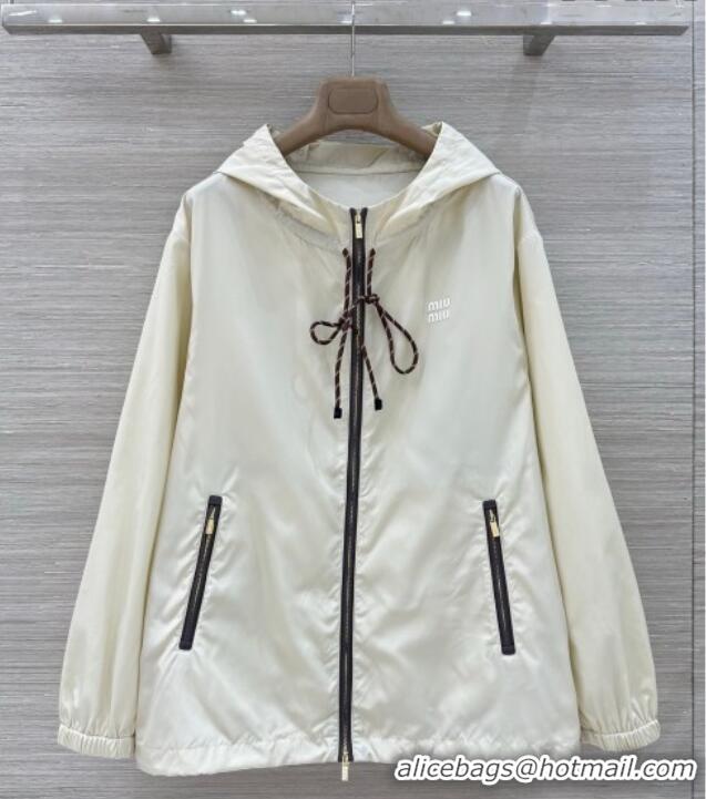 Most Popular Discount Miu Miu Jacket MM042135 White 2026