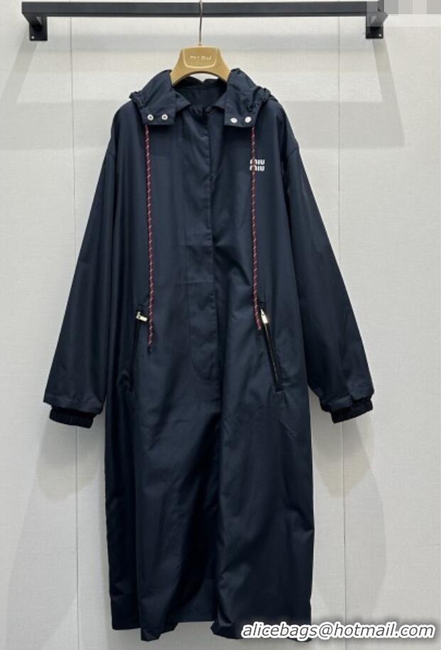 Luxury Discount Miu Miu Coat MM042114 Blue 2026