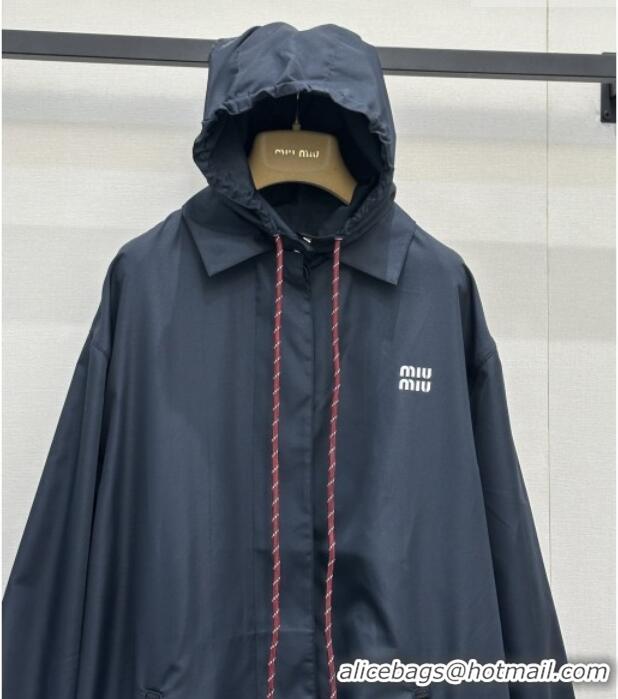 Luxury Discount Miu Miu Coat MM042114 Blue 2026