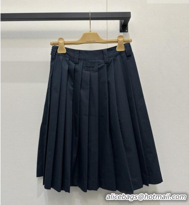 Original Cheap Miu Miu Jacket and Skirt MM042115 Blue 2026