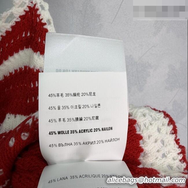 Best Product Cheap Miu Miu Knit Vest MM042117 Red 2026