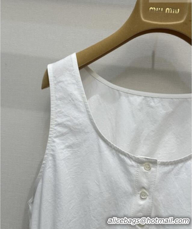 Free Shipping Discount Miu Miu Vest MM042119 White 2026