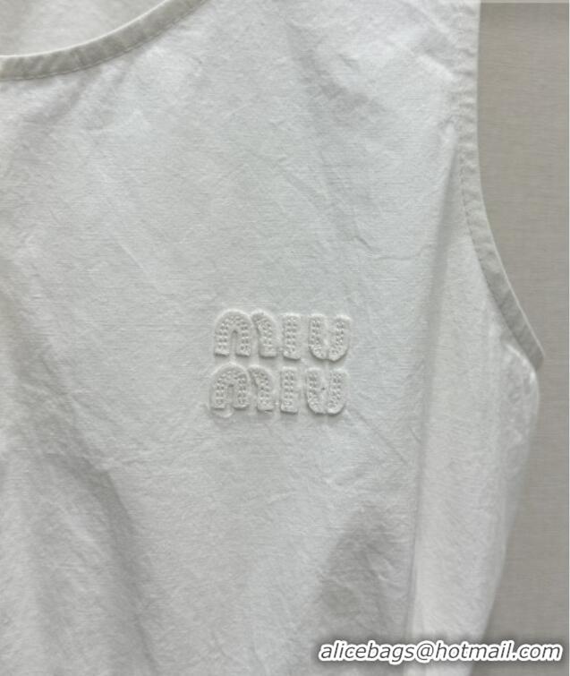 Free Shipping Discount Miu Miu Vest MM042119 White 2026