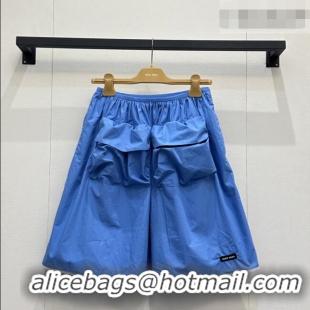 Top Grade Discount Miu Miu Pocket Skirt MM042120 Blue 2026