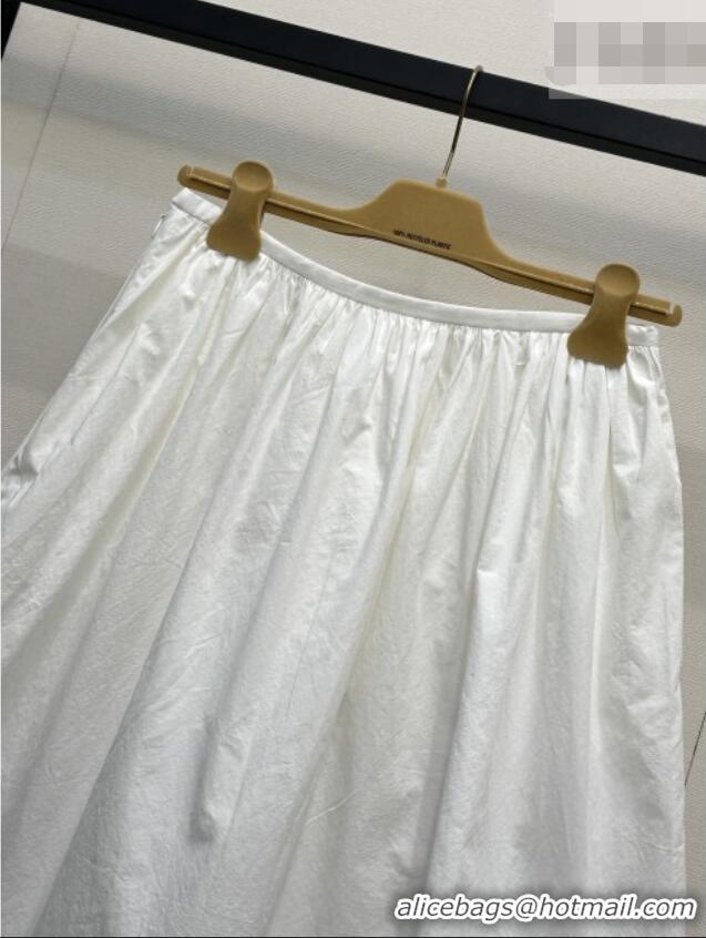 Good Quality Miu Miu Pocket Skirt MM042120 White 2026