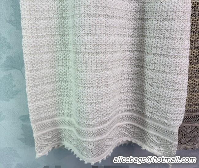 Super Quality Miu Miu Crochet Skirt MM042131 Beige/White 2026