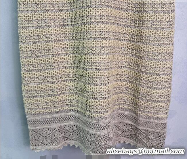 Super Quality Miu Miu Crochet Skirt MM042131 Beige/White 2026