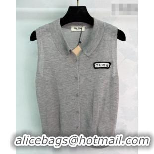 Lowest Cost Miu Miu Vest MM042201 Grey 2026