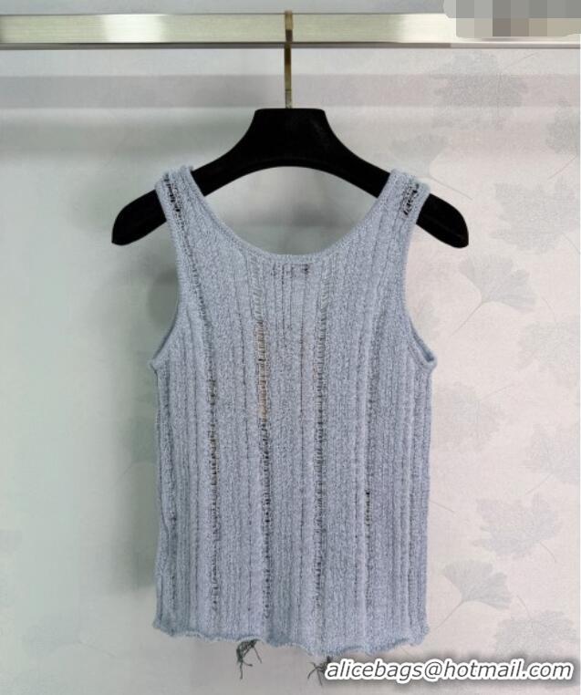Market Sells Inexpensive Miu Miu Flower Vest MM042213 Blue 2026