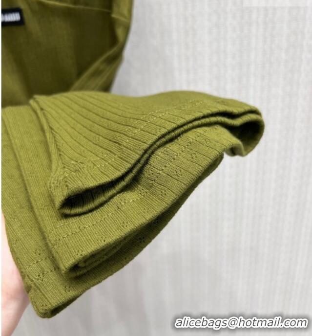Luxury Grade Miu Miu Vest Dress MM042217 Green 2026