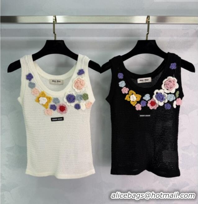 Inexpensive Miu Miu Bloom Vest MM042205 White 2026