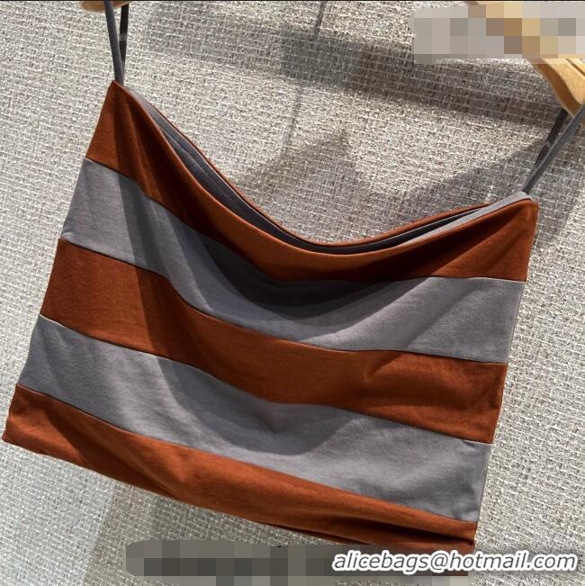 Luxury Cheap Miu Miu Striped Vest MM042214 Brown 2026