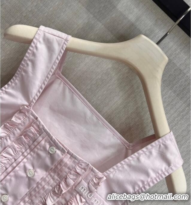 Reasonable Price Miu Miu Mini Vest MM042220 Pink 2026