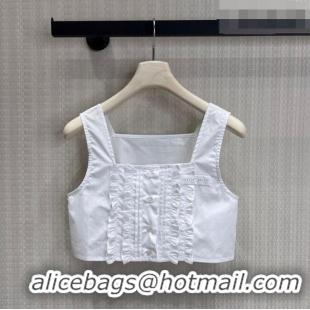 Buy New Promotional Miu Miu Mini Vest MM042220 White 2026