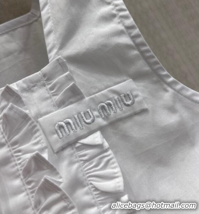 Buy New Promotional Miu Miu Mini Vest MM042220 White 2026