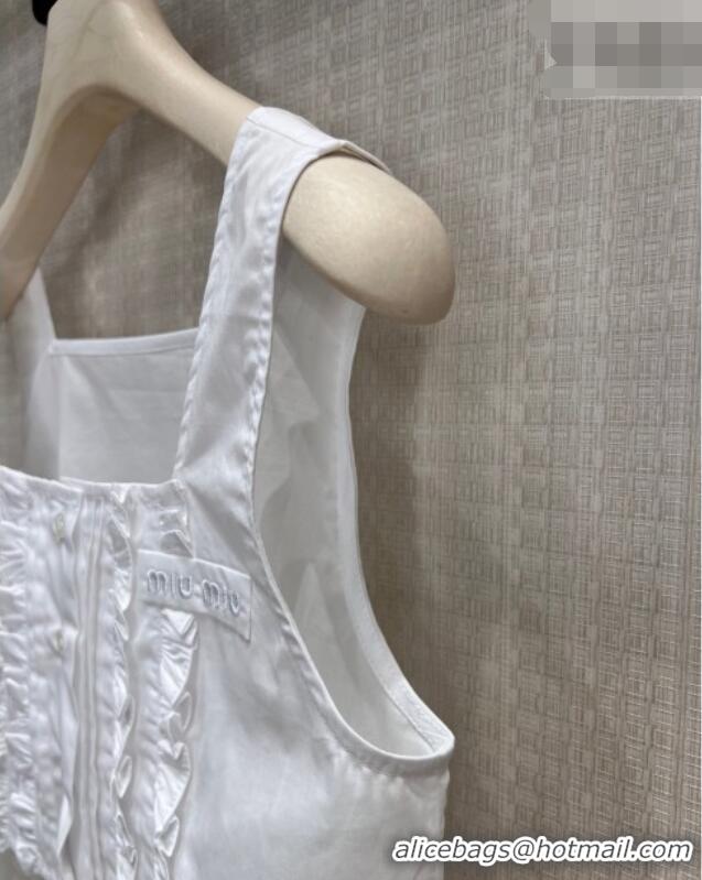 Buy New Promotional Miu Miu Mini Vest MM042220 White 2026