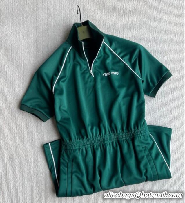 Top Design Miu Miu Cotton Dress MM042222 Green 2026