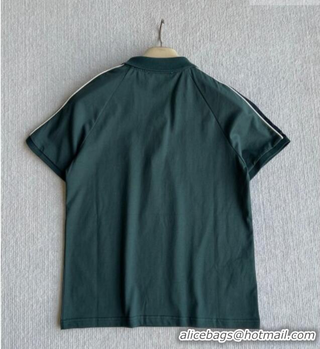Best Price Miu Miu Cotton Polo T-Shirt MM042222 Green 2026