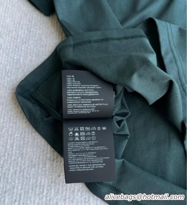 Best Price Miu Miu Cotton Polo T-Shirt MM042222 Green 2026