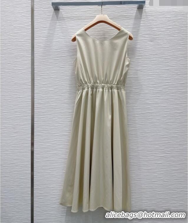 New Fashion Miu Miu Cotton Dress MM042240 Beige 2026