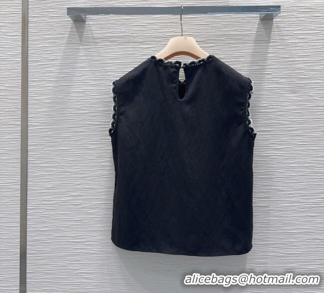 Good Quality Miu Miu Vest and Shorts Set MM042228 Black 2026