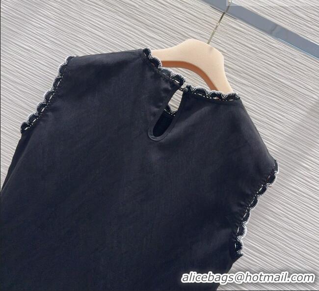 Good Quality Miu Miu Vest and Shorts Set MM042228 Black 2026