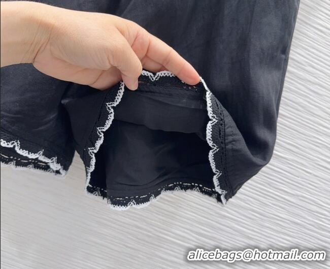 Good Quality Miu Miu Vest and Shorts Set MM042228 Black 2026